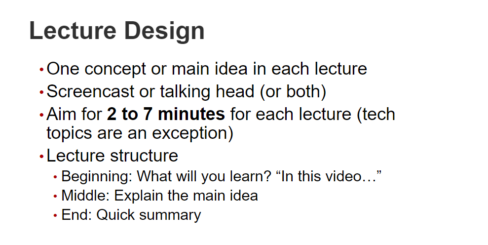 How to Think about Udemy Lecture Strategy & Length